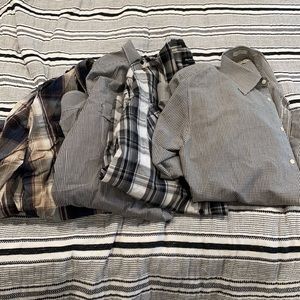 Bundle of men’s button up shirts long sleeve